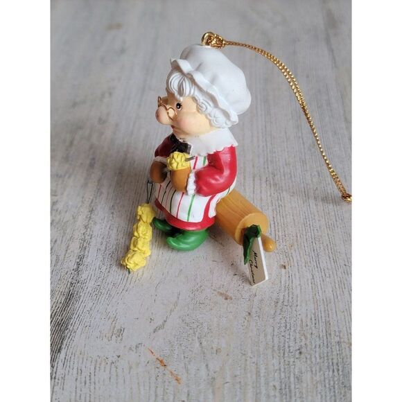 National Rennoc 1999 Mrs Claus popcorn threading ornament Xmas - Picture 2 of 6